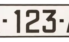 Search for license plate