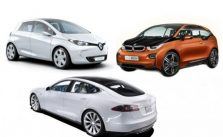 Renault, Telsa and BMW save the electric vehicle market in France