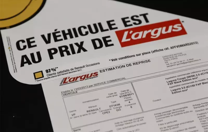 Cote Argus : Calculate the price of a used car with a free car quote