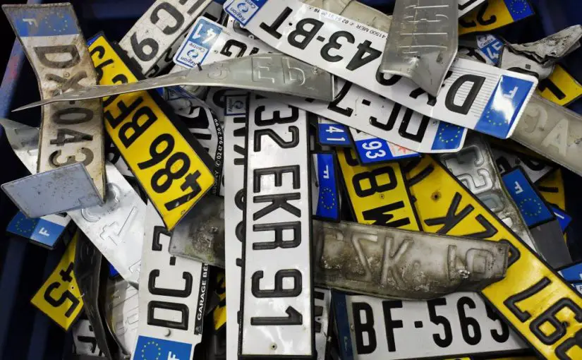 How do I find an incomplete license plate?